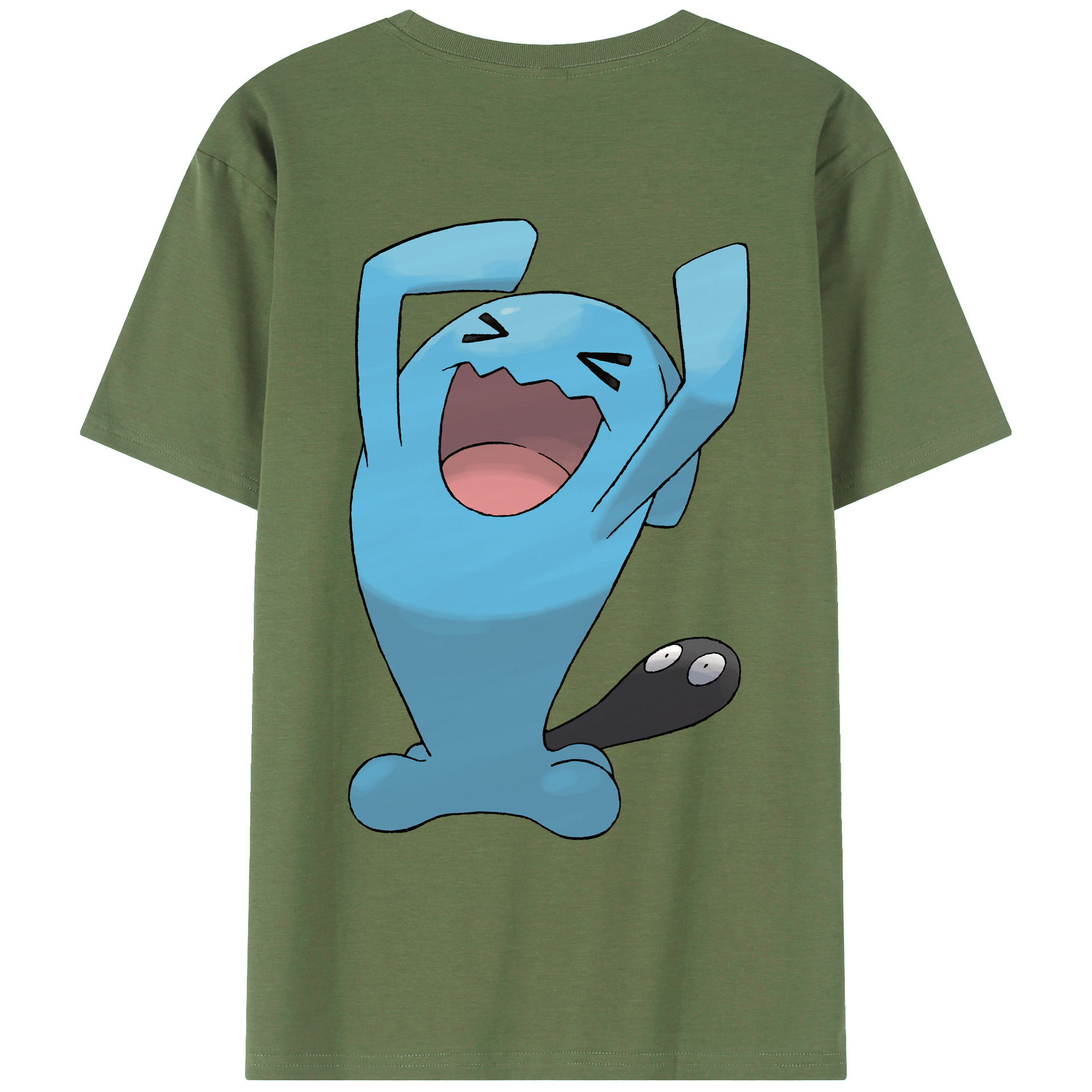 （画像用） ポケットモンスター Pokémon 綿100％ メンズ半袖Tシャツ（バックプリント） 通気性